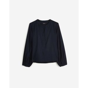 Madewell V-Neck‎ Long-Sleeve Top XXS Navy Blue NWT